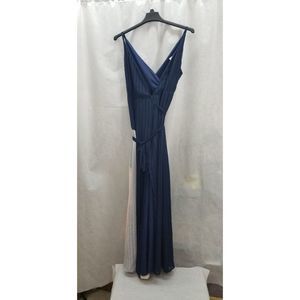 Hutch Wrap dress v-neck color blend large